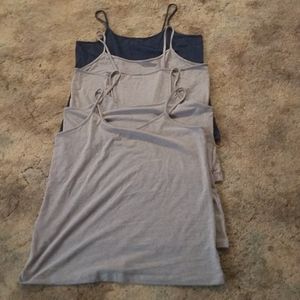 4 spaghetti strap shirts